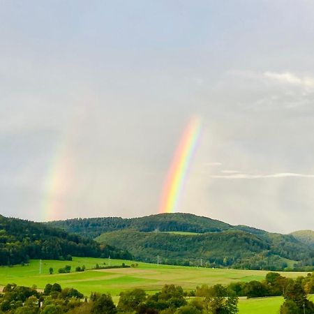 Atemberaubender Ausblick Mit Premium-Wanderwegen Vor Der Haustuer Apartment Albstadt Ngoại thất bức ảnh